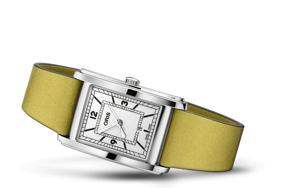 ORIS  Женские швейцарские часы, автоматический механизм, сталь, 26х30 мм